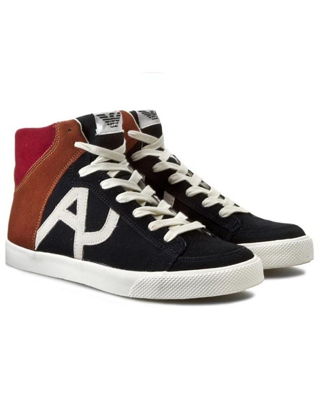 Armani Jeans Brown Logo Details Casual Sports Shoes for men