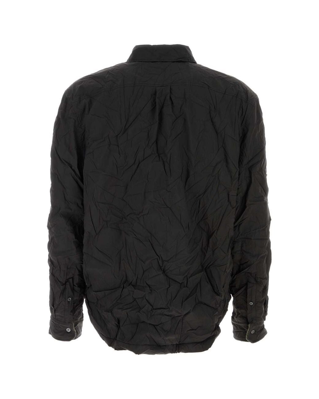 Loewe Blue Crinkled Effect Shirt for men