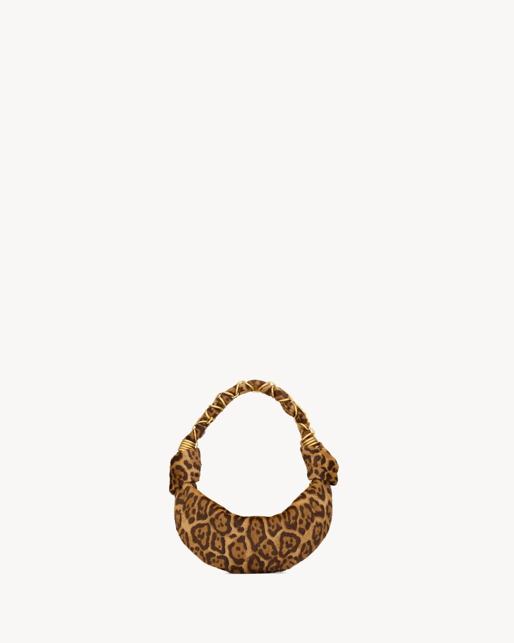 Saint Laurent Brown Amalia Mini Shoulder Bag