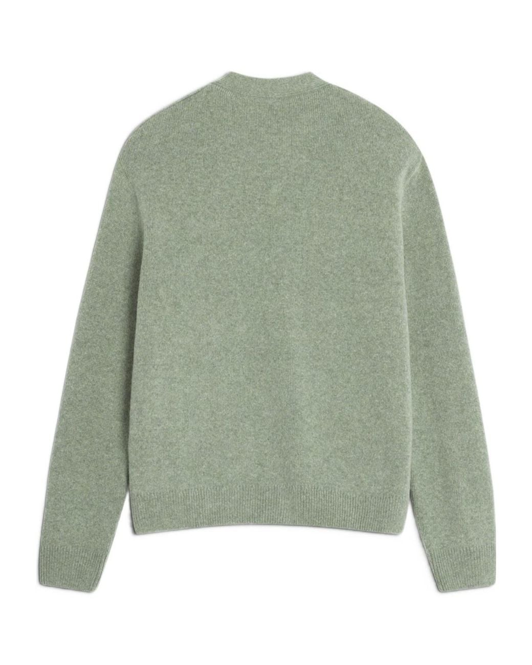 Maison Kitsuné Green Maison Kitsuné Fox Head Cardigan for men