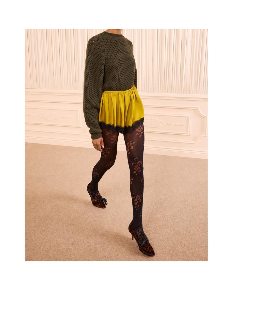 Ulla Johnson Yellow Loose-Fitting Shorts
