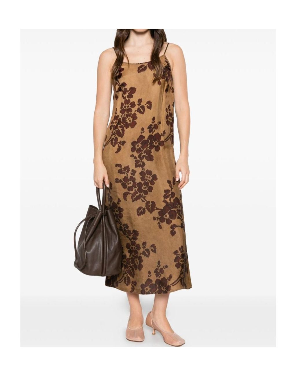Uma Wang Brown Anaya Dress