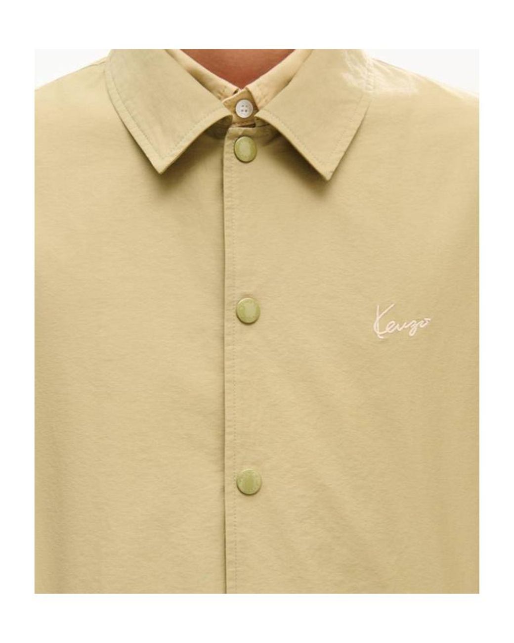KENZO Green Signature Light Coach Jacket for men