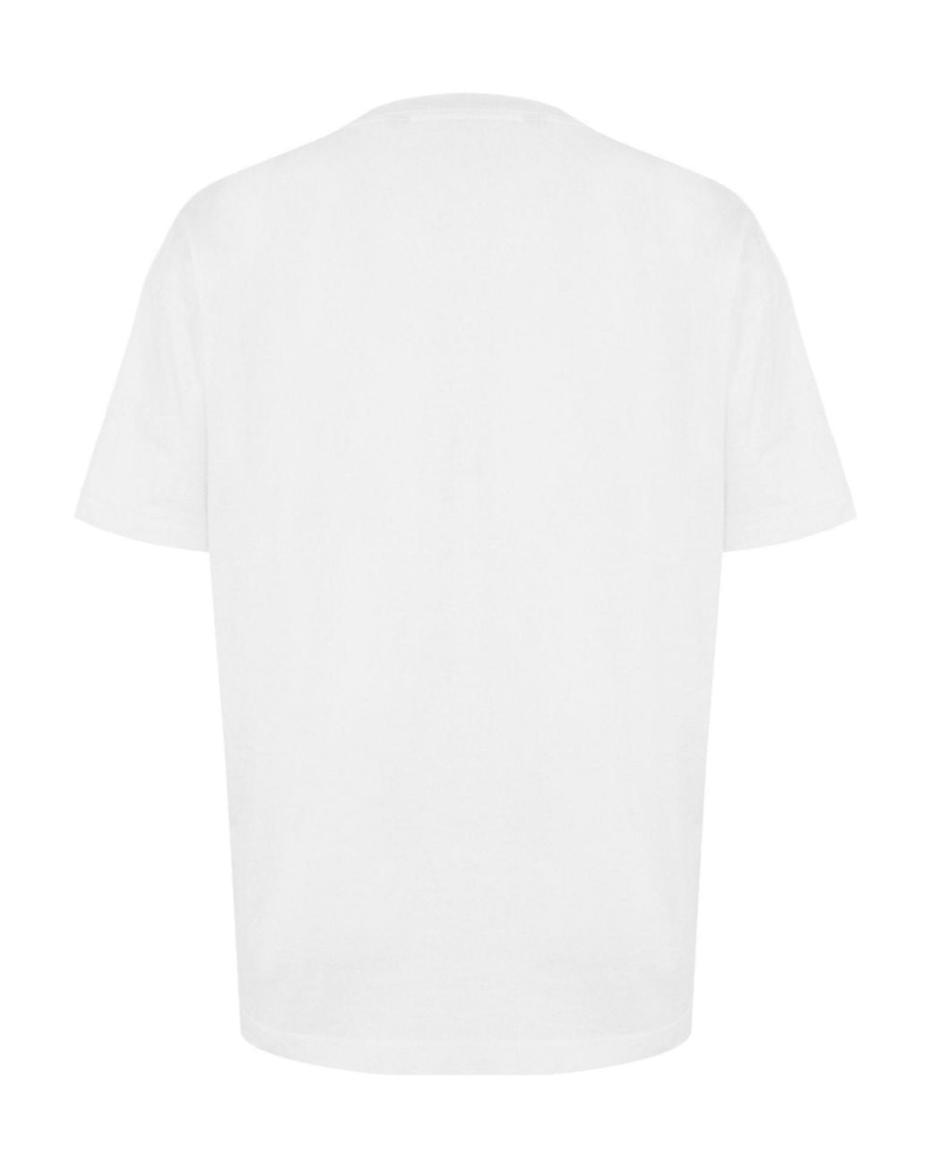 Palm Angels White Crew-Neck Short-Sleeve T-Shirt for men