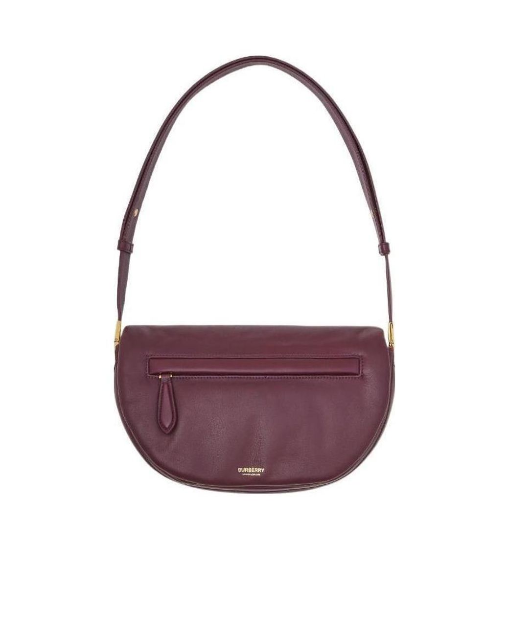 Burberry Purple Small Olympia Shoulder Bag