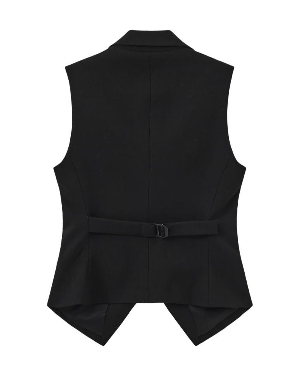 Marissa Chiara Black Single-Breasted Vest
