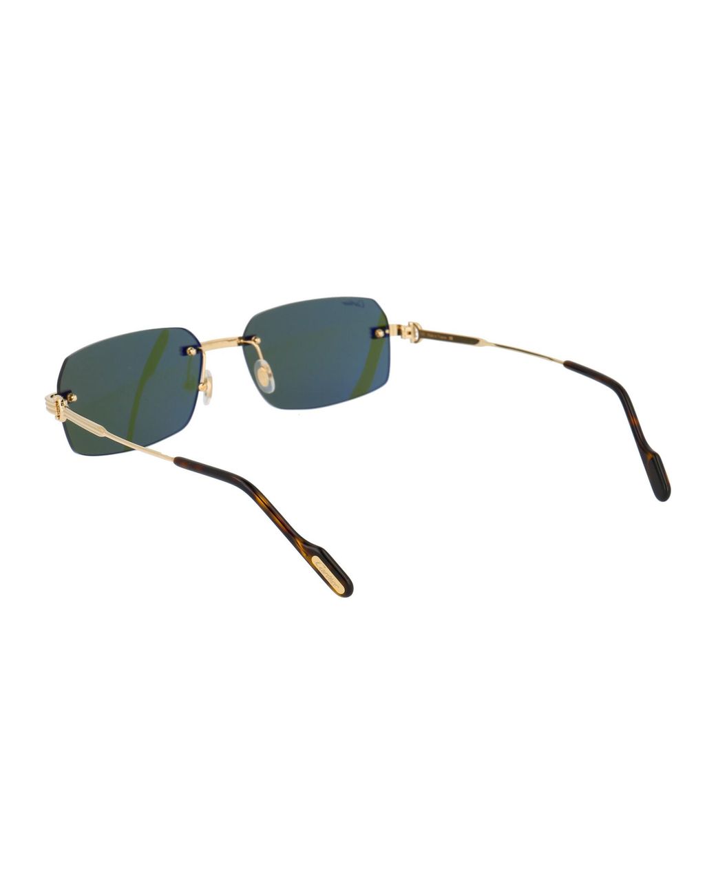 Cartier Green Logo Sunglasses for men