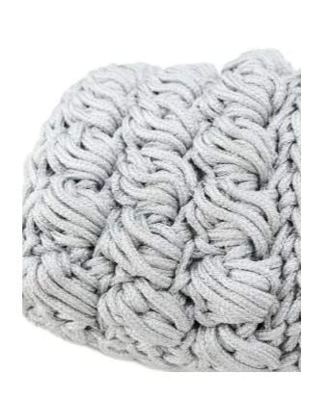J.W. Anderson White Braided Flat Sandals
