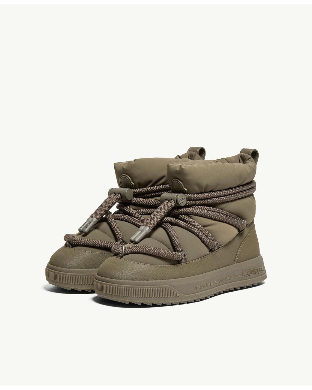 Moncler Brown Altive Mid Snow Boots for men