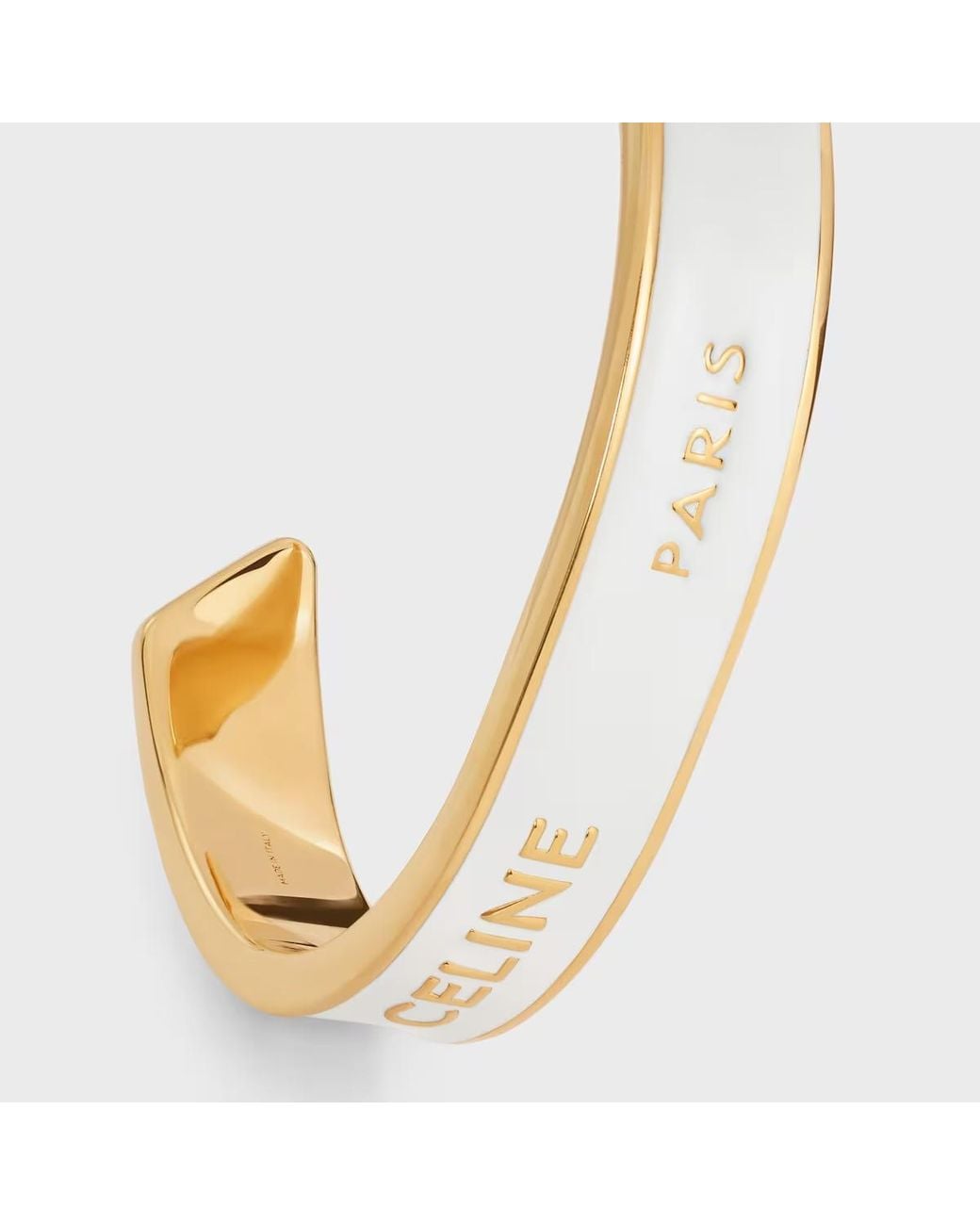 Céline Metallic Ribbon Small Cuff