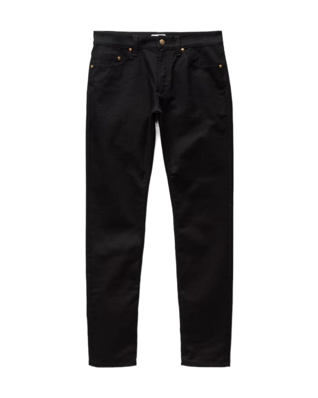 Versace Black Medusa Embroidered Jeans for men