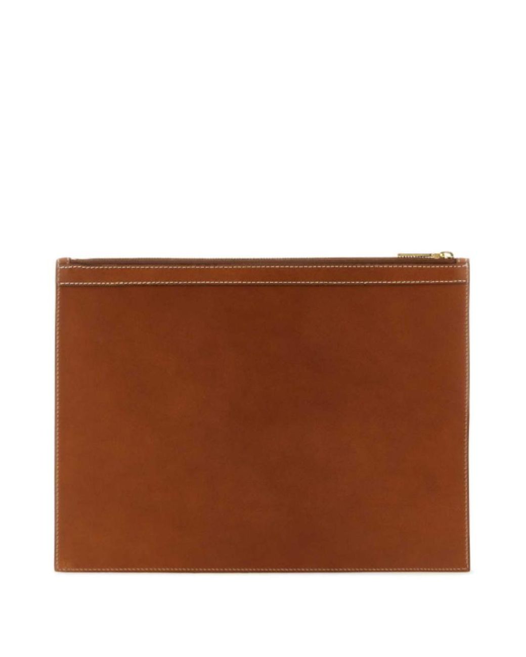 Thom Browne Brown 4-Bar Document Holder for men