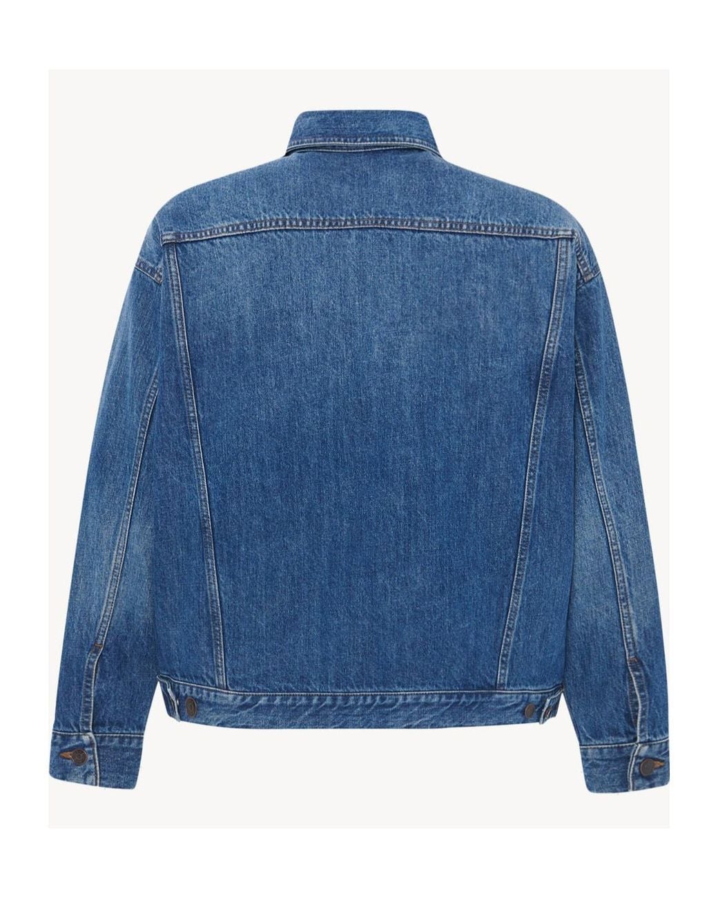 The Row Blue Seb Jacket In Cotton for men