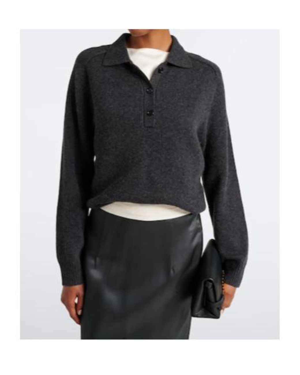 Jardin Des Orangers Blue Wool And Cashmere Polo Sweater