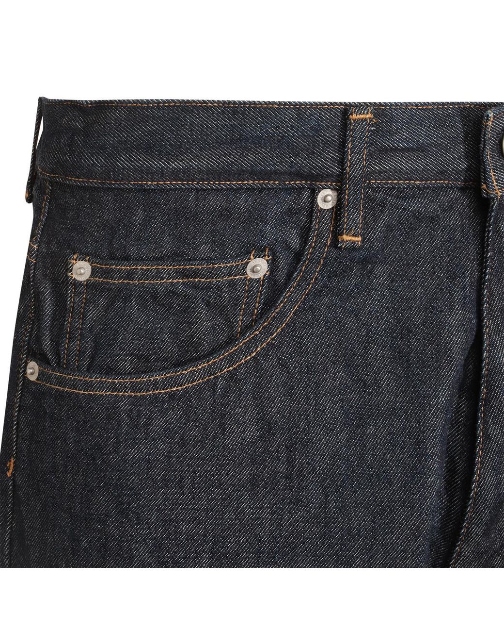 Auralee Blue オーラリー ハードツイスト ワイドレッグジーンズ for men