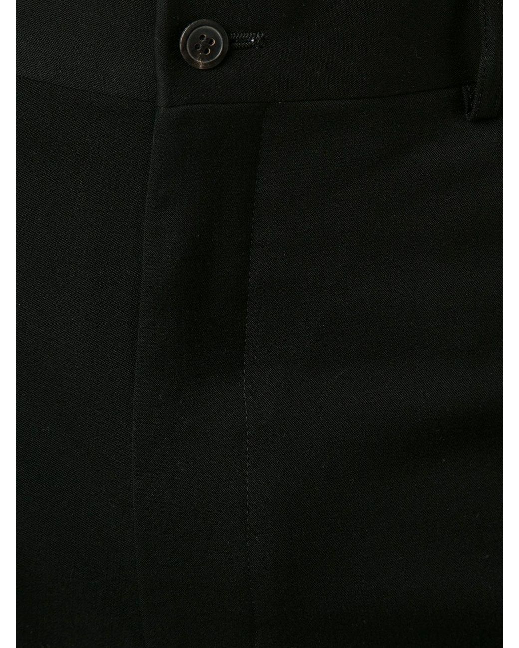Comme des Garçons Black Comme Des Garçons Homme Plus Wide-Leg Shorts for men