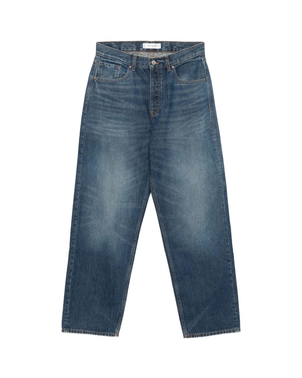 AYA MUSE Blue Wide-Leg Jeans