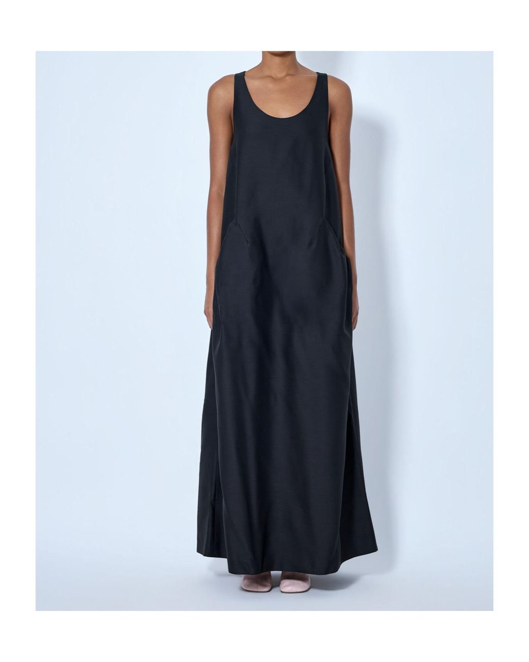 Dries Van Noten Black Pockets Dress