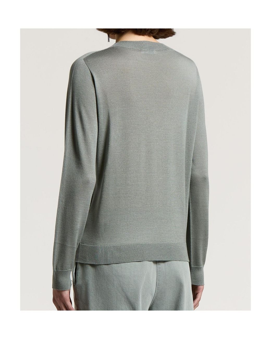 Peserico Gray Long Sleeved Sweatshirt