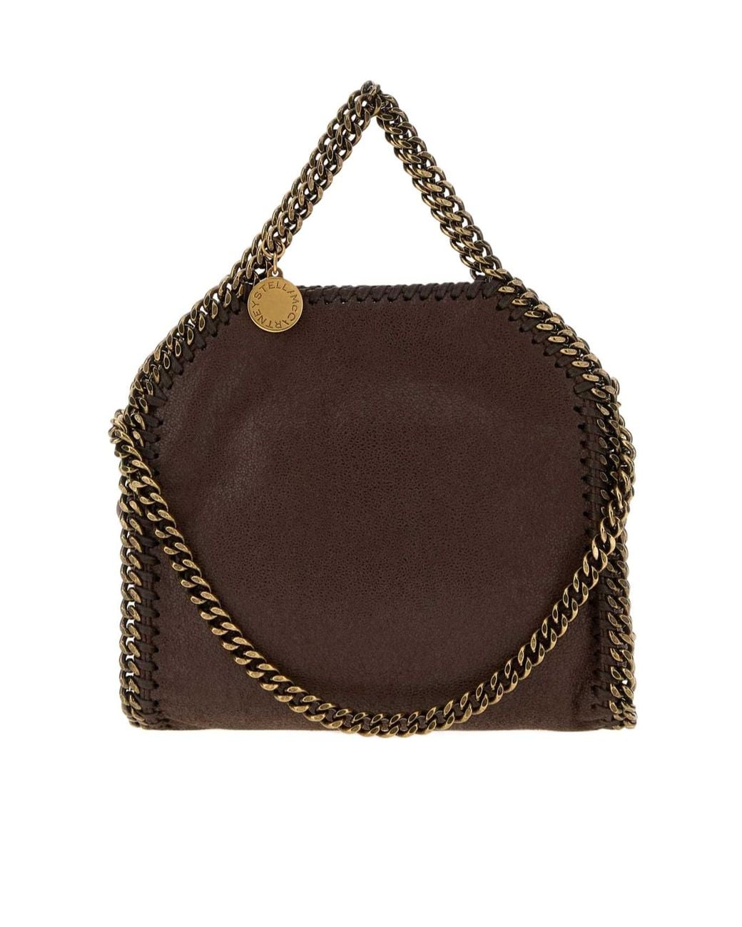 Stella McCartney Brown Falabella Tiny Shoulder Bag