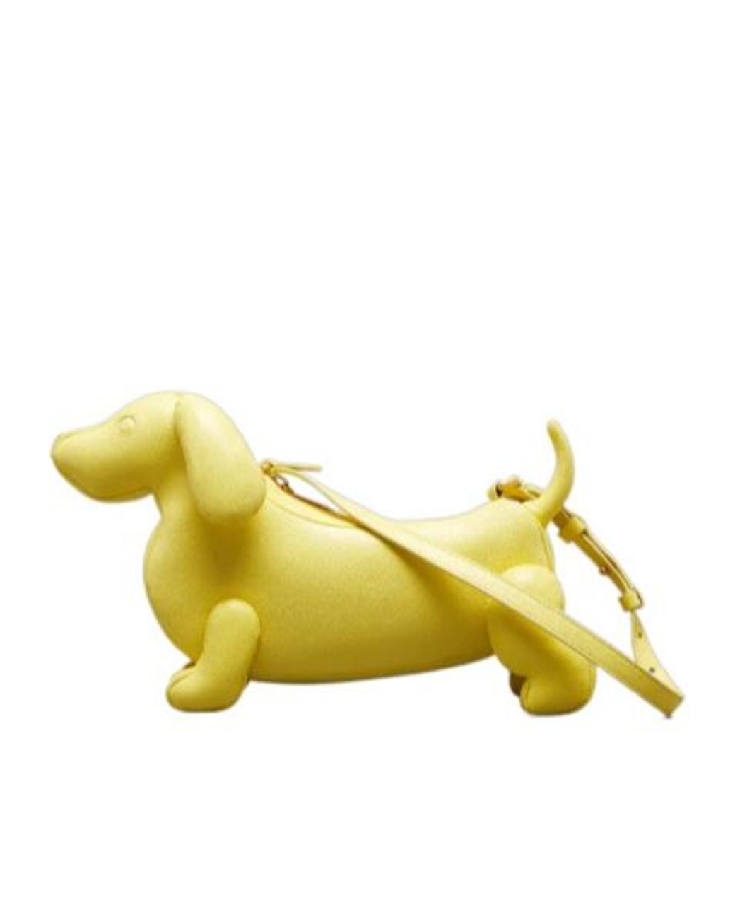 Thom Browne Yellow Pebble Grain Hector Tote Bag