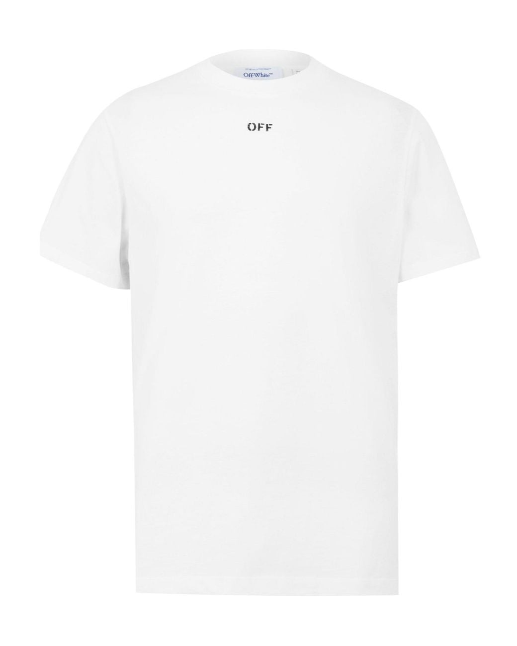Thom Browne White Crew Neck Short Sleeve Tee for men