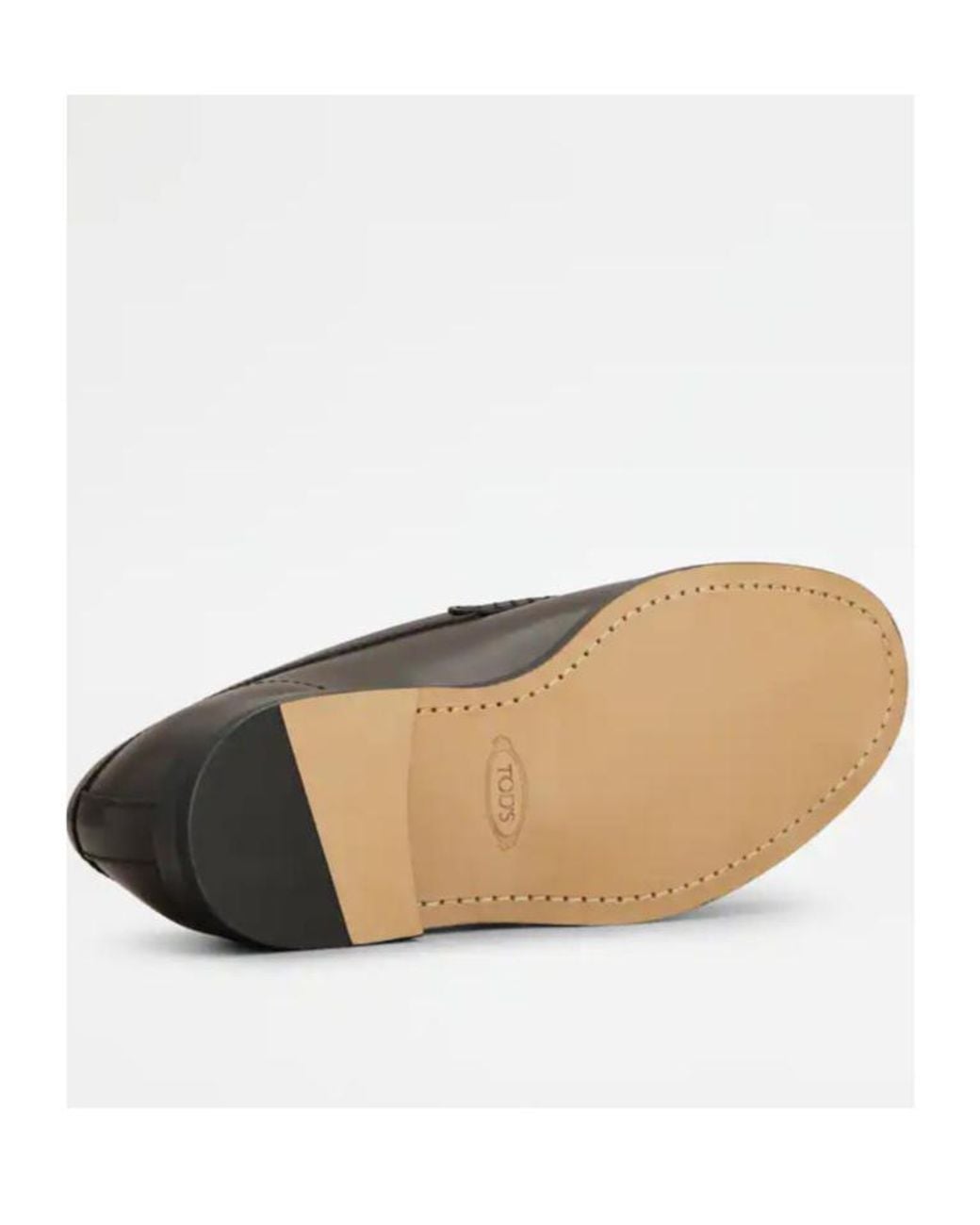 Tod's Black Polished-Leather Penny Loafers for men