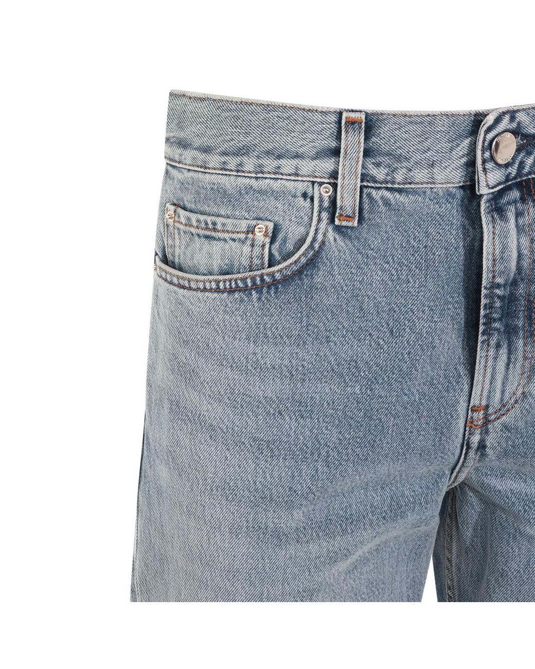 Totême Blue Totême Low Straight Jeans