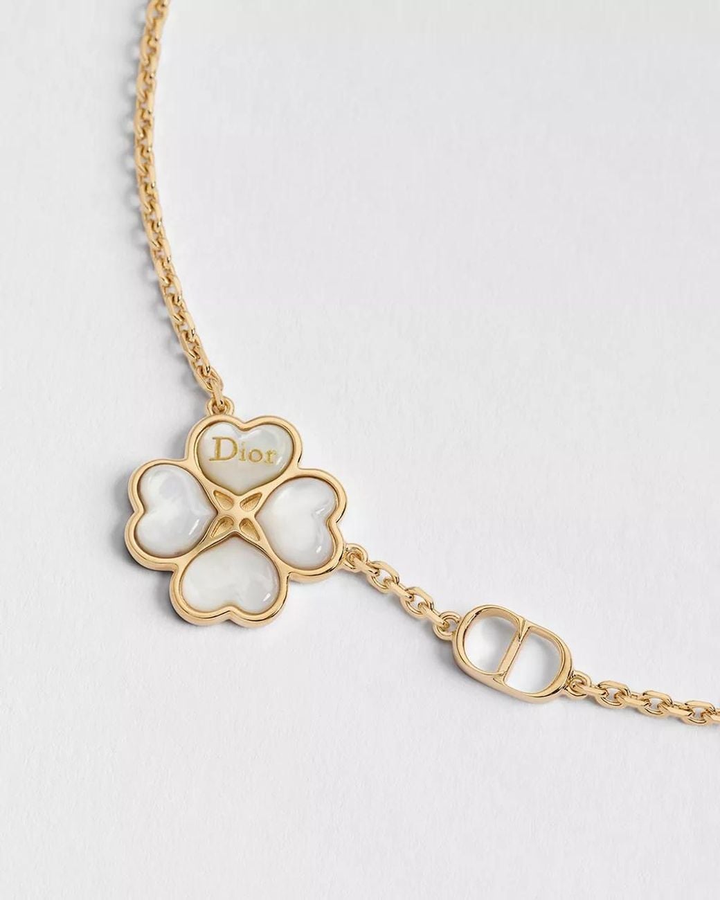 Dior Metallic Sparkling Clover Bracelet