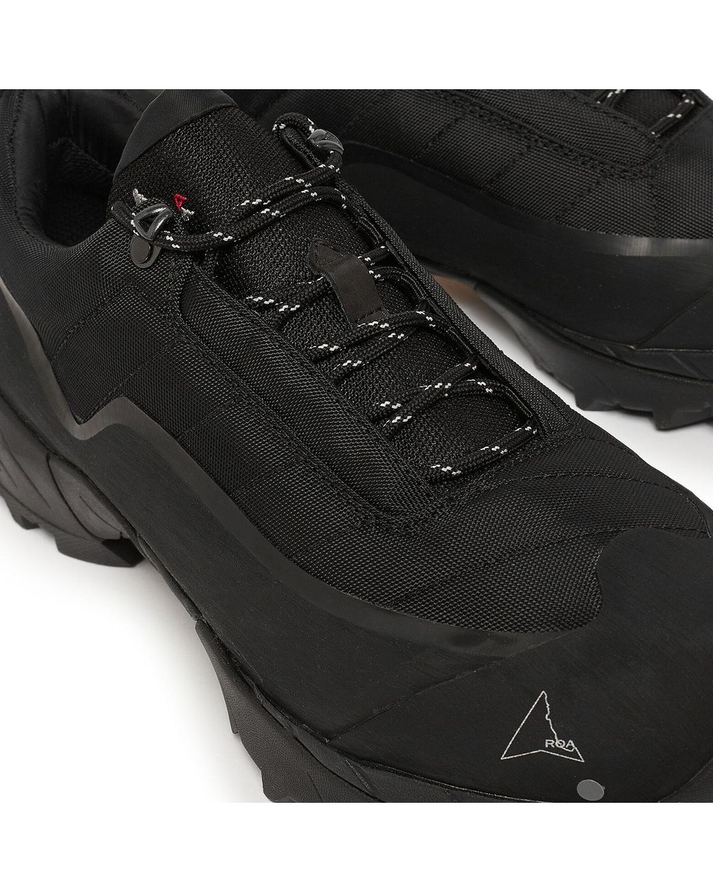 Roa Black Khatarina Quilted Low-Top Sneakers