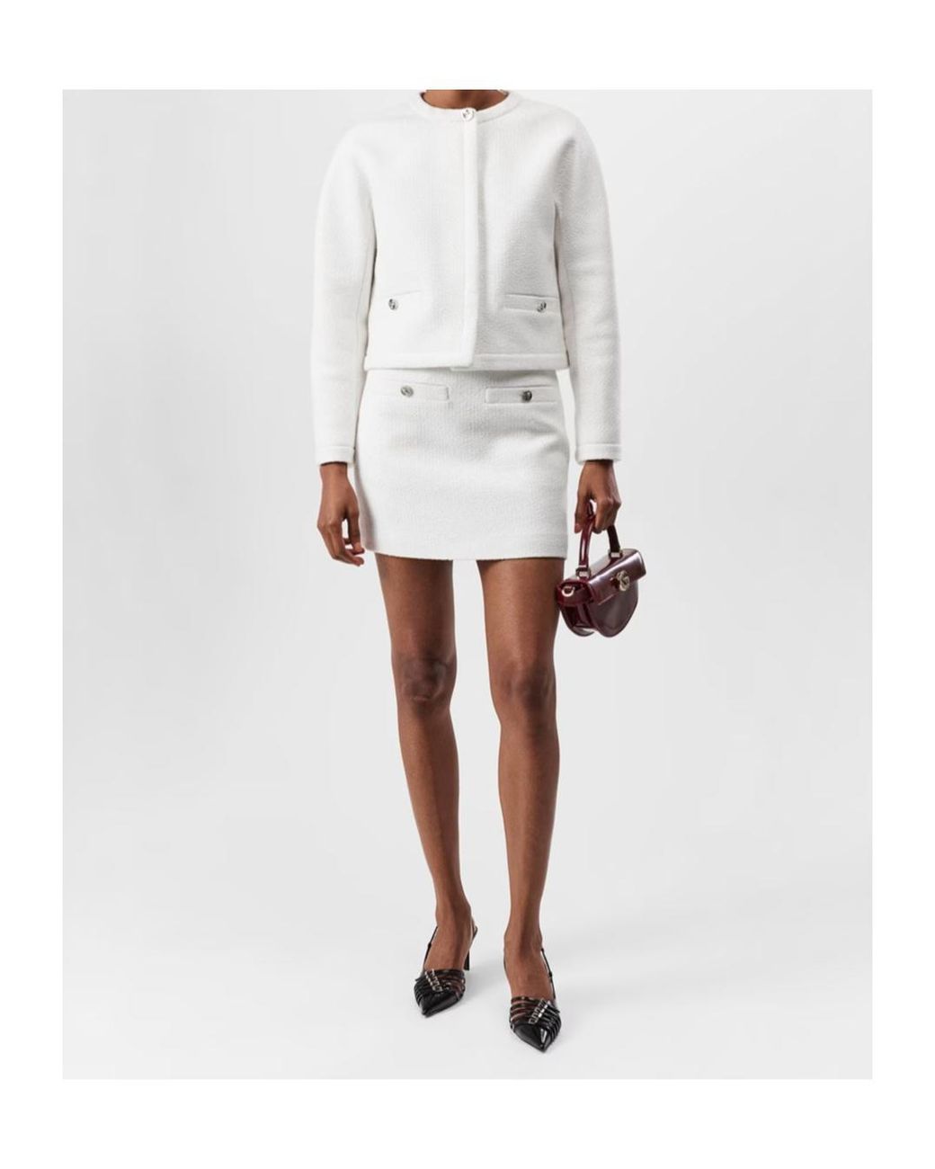 Gucci White Wool Jacket