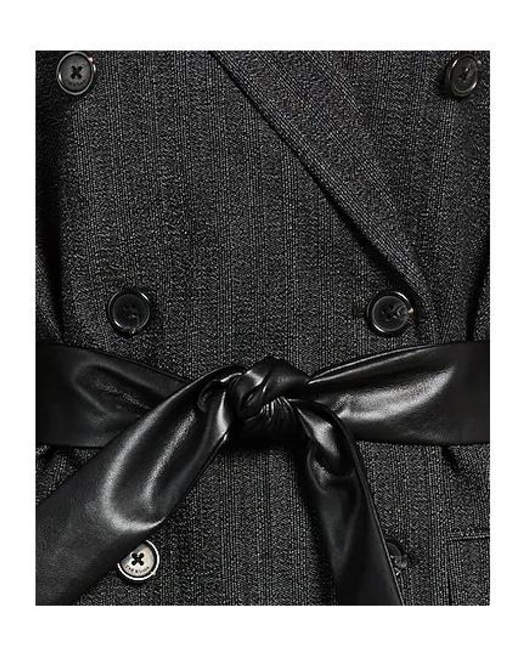 Rag & Bone Black Two-Tone Long-Sleeve Blazer
