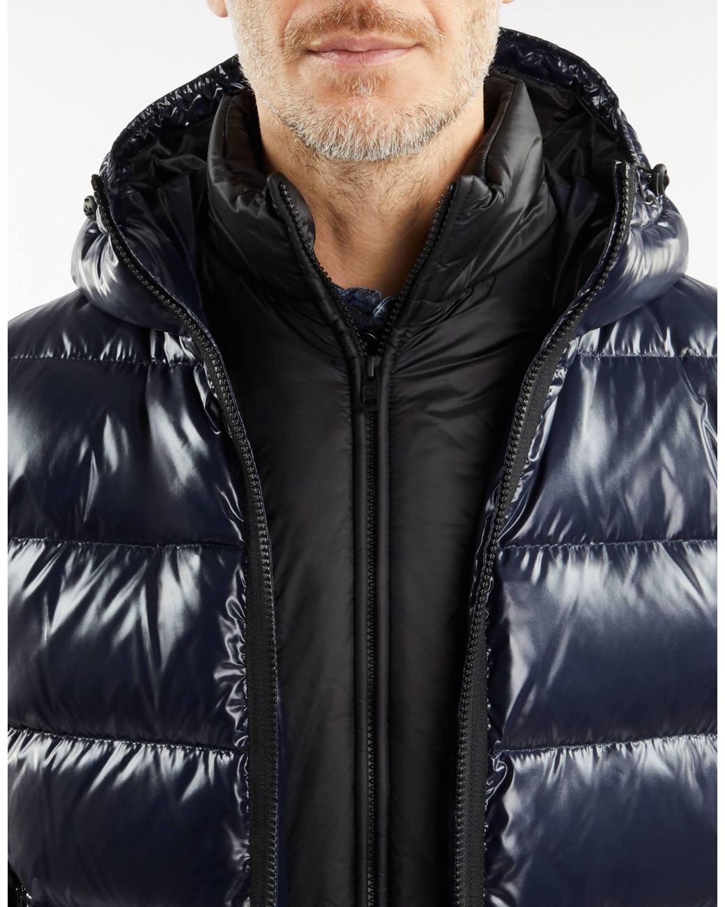 Fay Blue Logo-Pacth Jacket for men