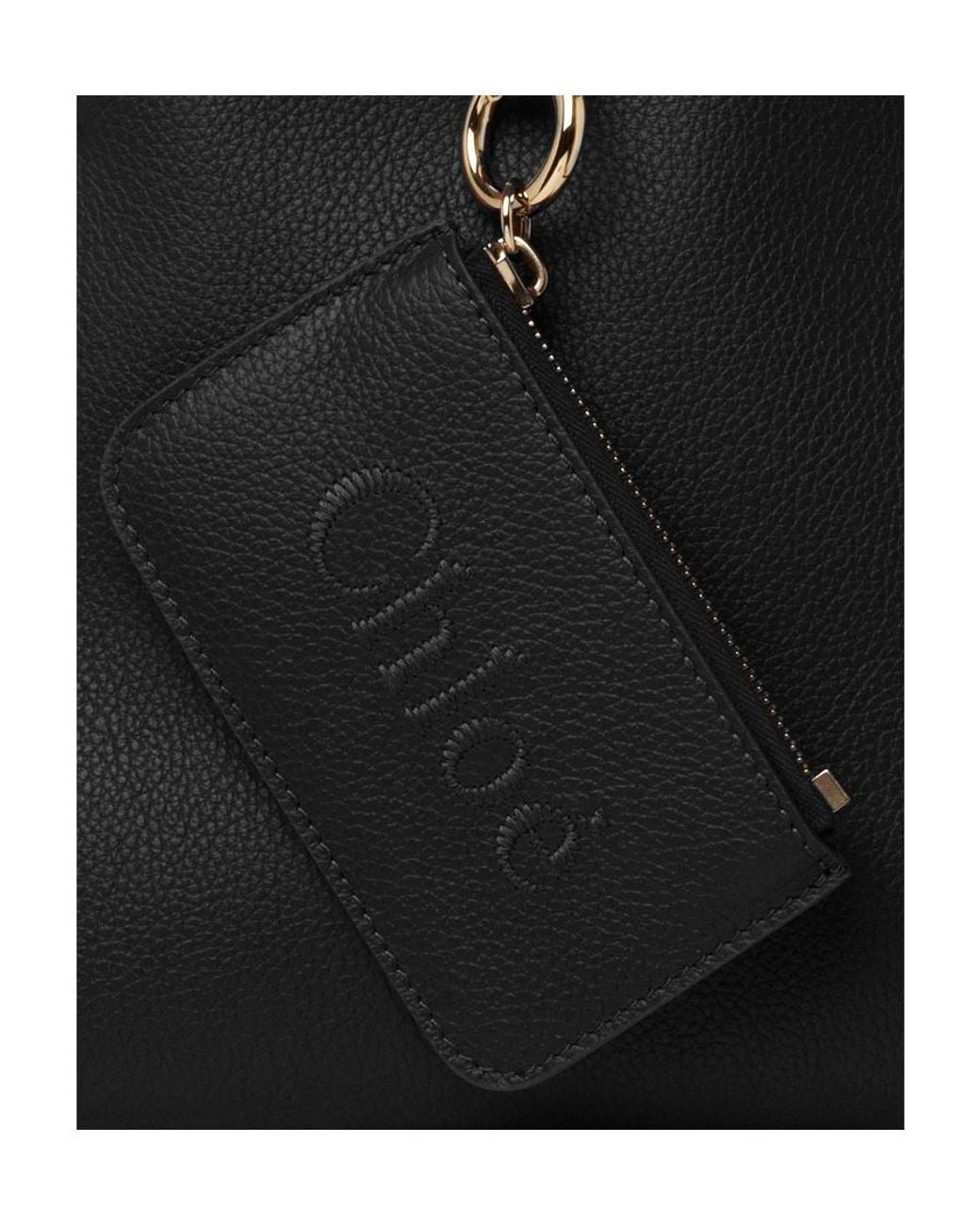 Chloé Black Small Sense Tote Bag