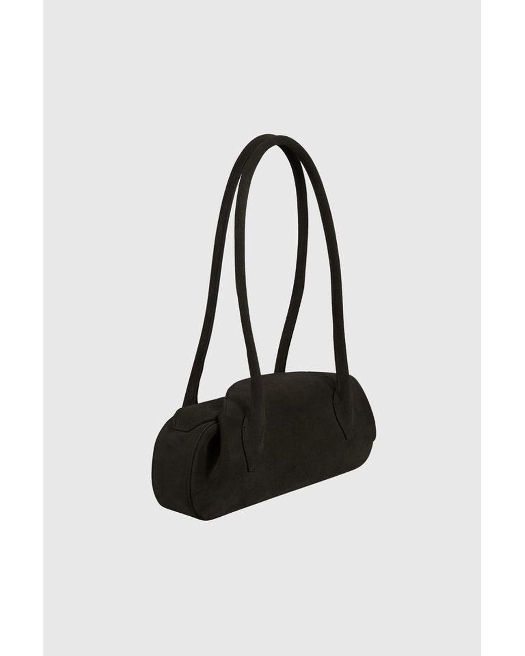 Yuzefi Black Oyster Shoulder Bag
