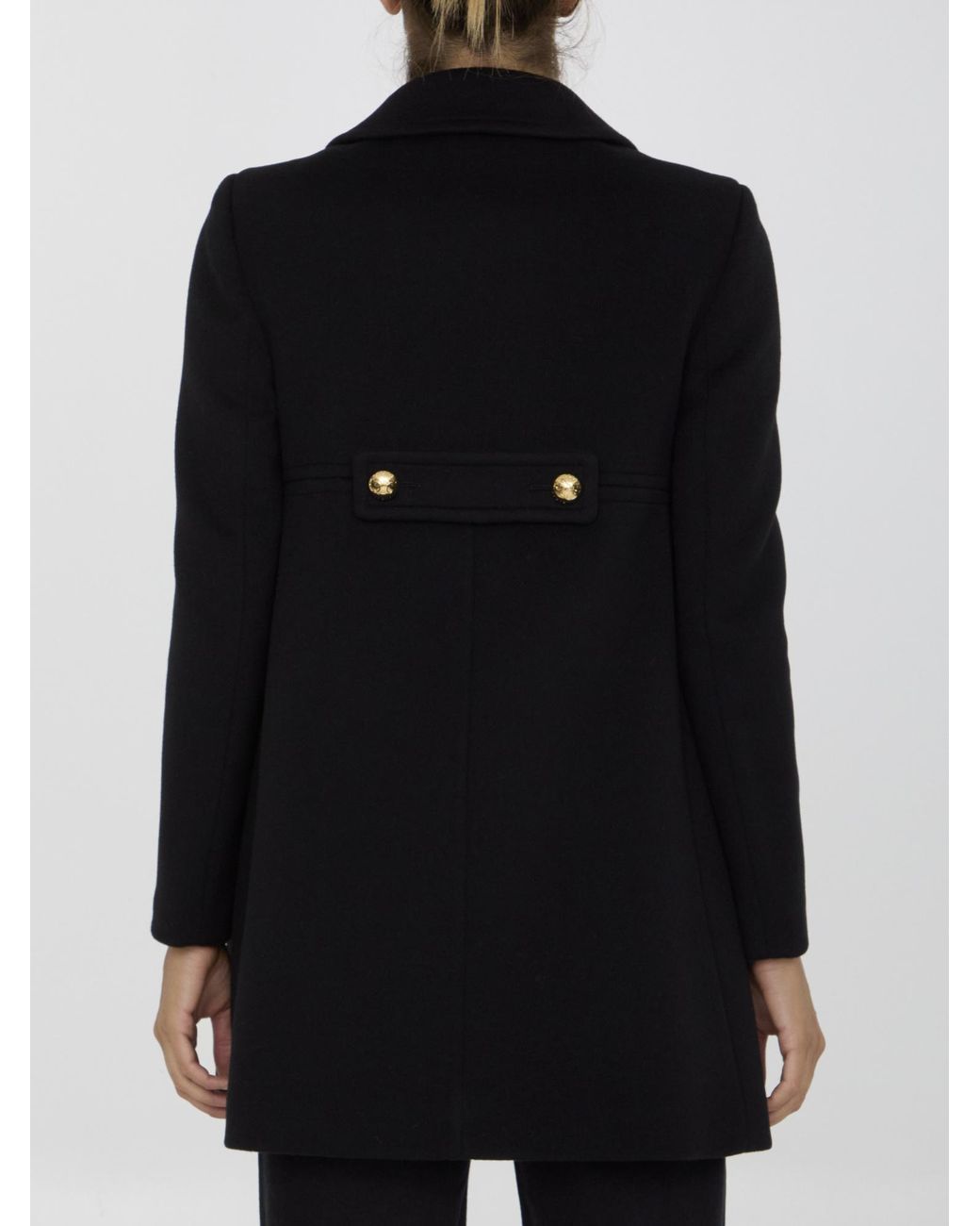 Céline Black Victorine Coat