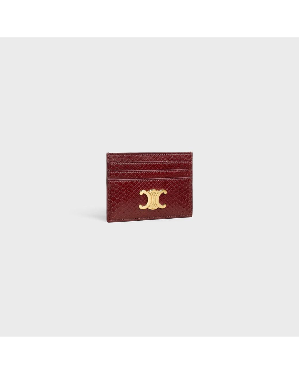 Céline Red Card Holder Triomphe for men
