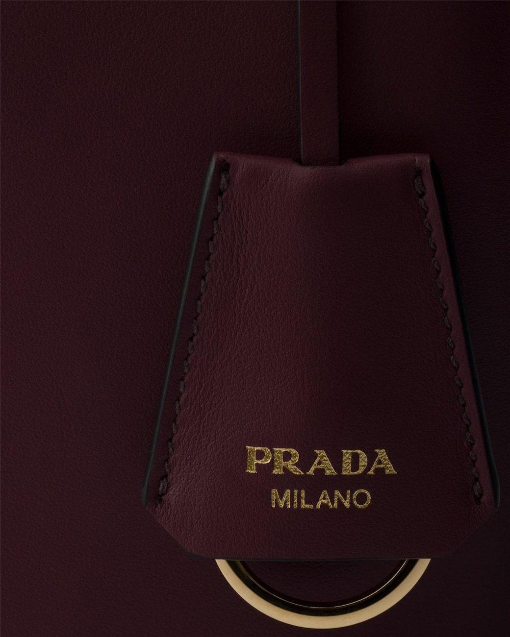 Prada Red Carry Leather Mini Handbag