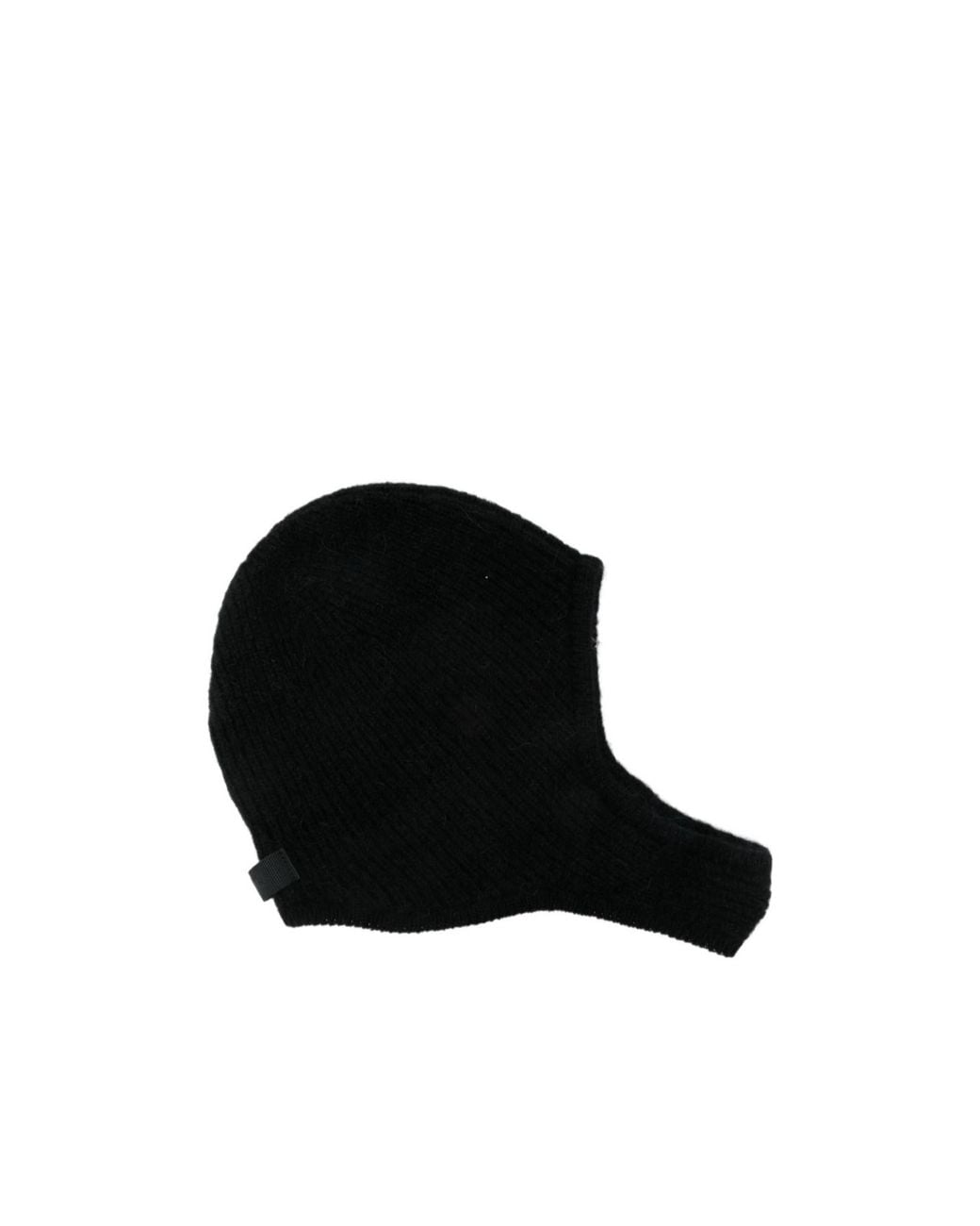Jacquemus Black La Capuche Gros Grain Knitted Hat
