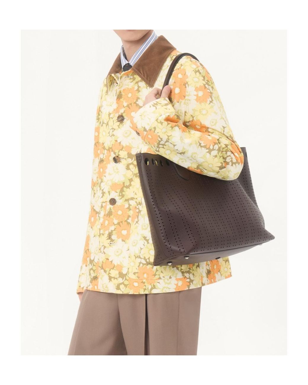 Valentino Metallic Collared Long-Sleeved Casual Jacket for men