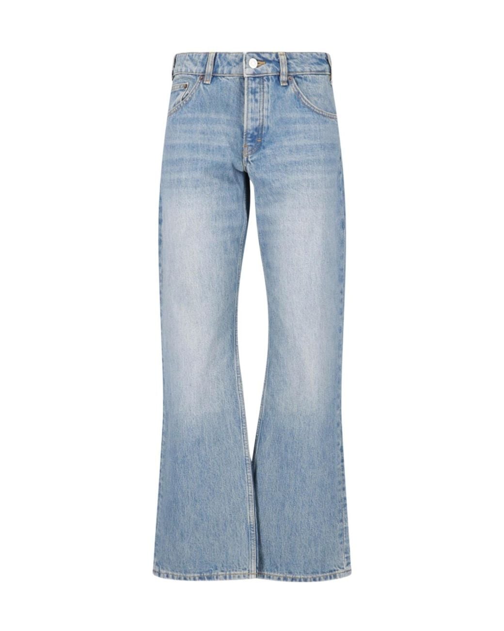Jeanerica Blue Kyoto Washed Straight-Leg Jeans