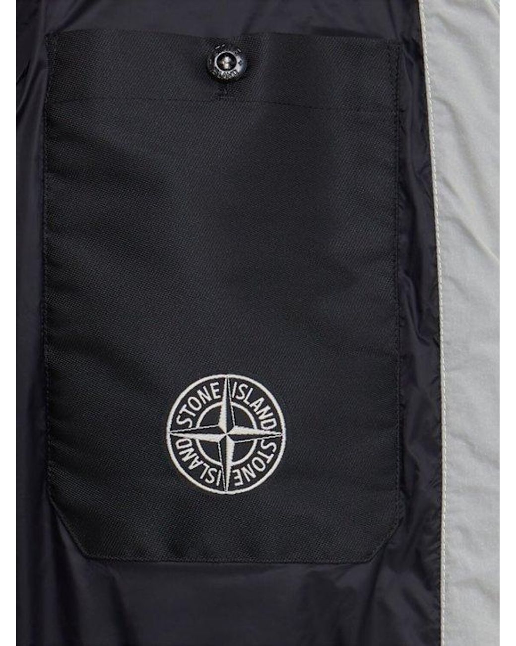 Stone Island Natural Nylon Down Jacket for men