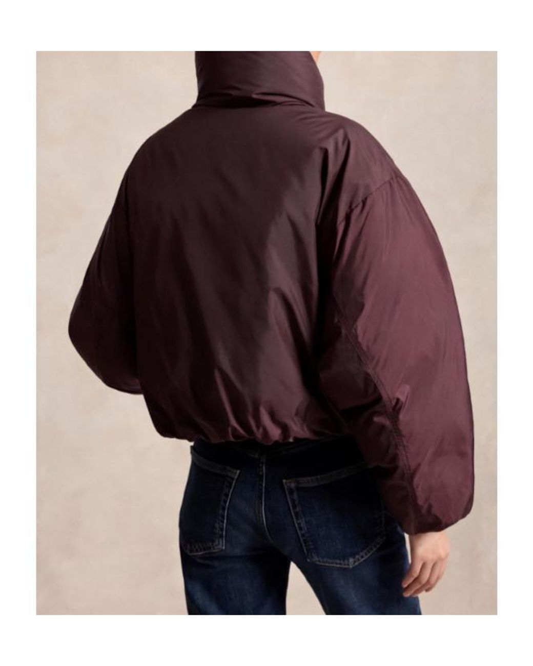 Polo Ralph Lauren Purple Long-Sleeved Down Jacket
