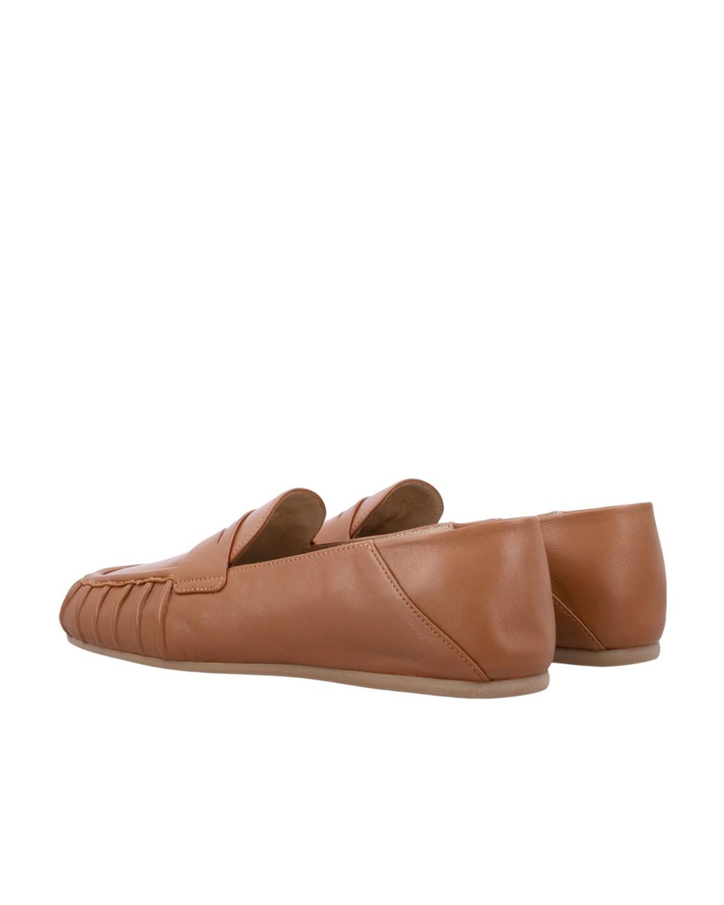 Stuart Weitzman Brown Brooks Loafer