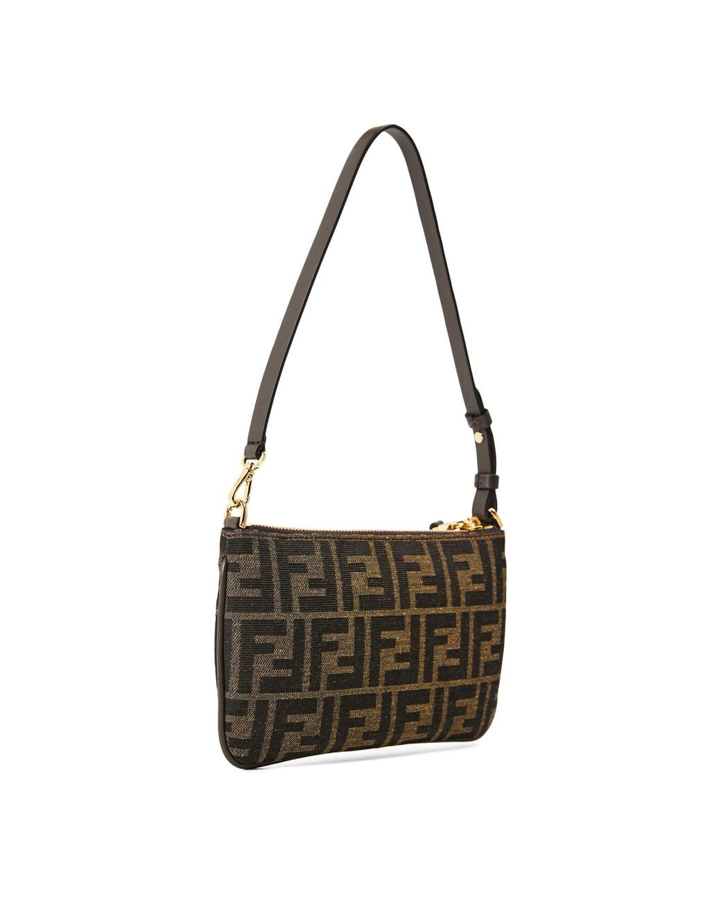 Fendi Multicolor Letter Print Shoulder Bag