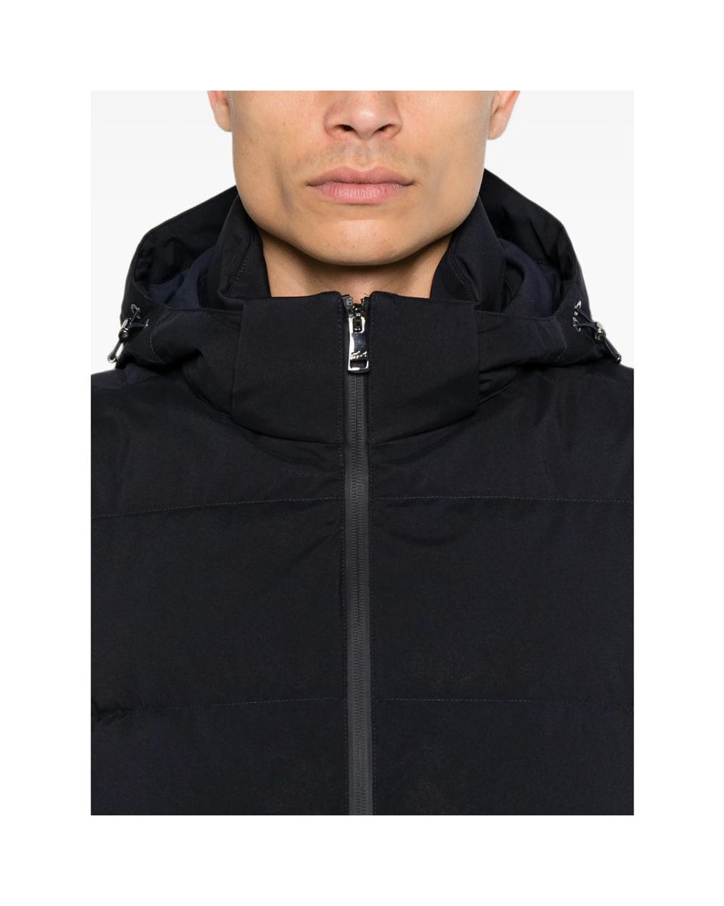 Paul & Shark Blue Hooded Padded Gilet for men