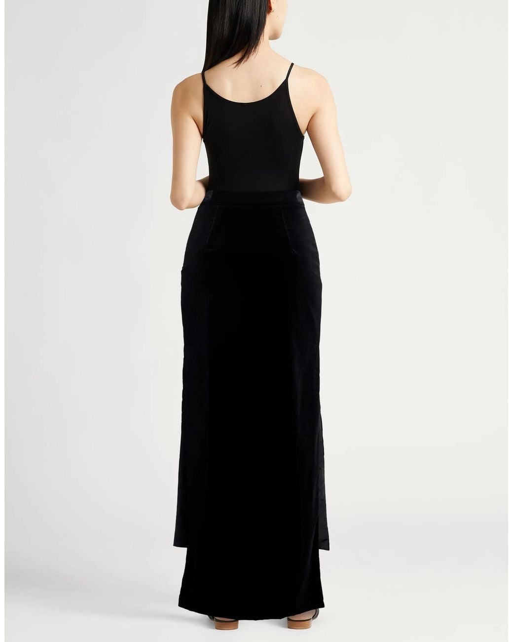 Max Mara Black Long Skirts