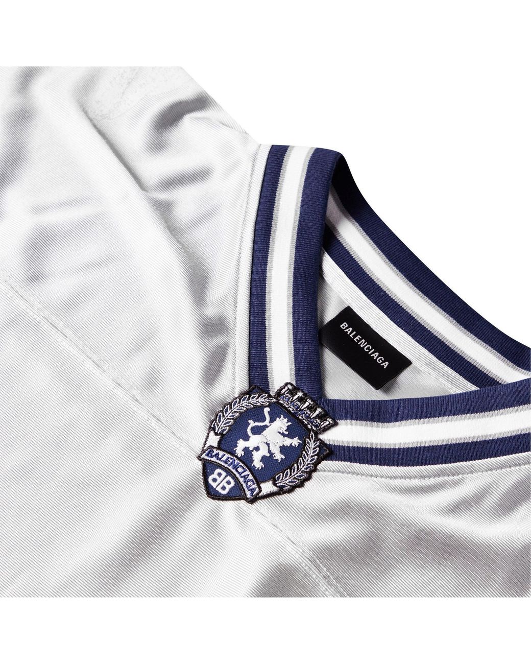 Balenciaga White Logo T-Shirt for men