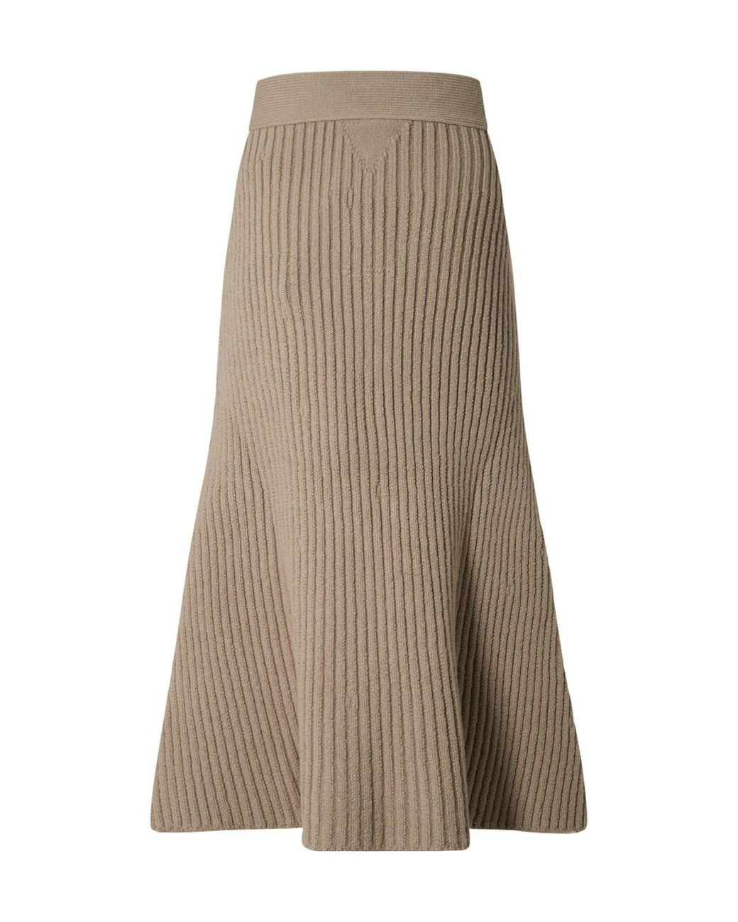 Bottega Veneta Natural Simple Middle Skirt