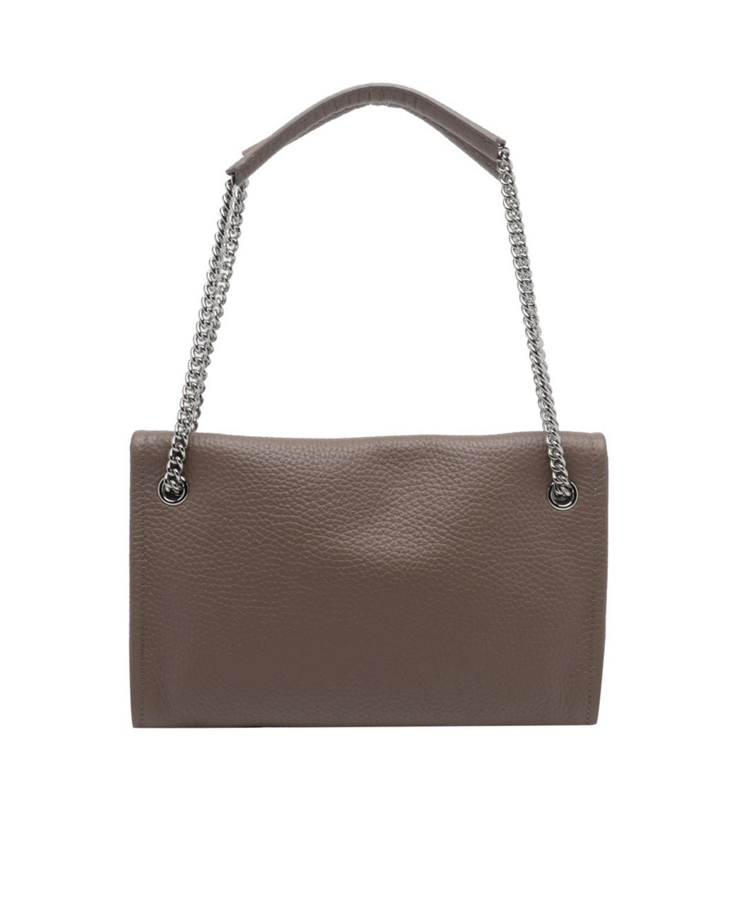Orciani Brown Venus Small Chain Shoulder Bag